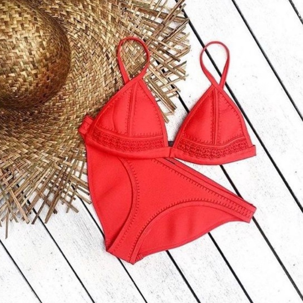 Triangl Swimwear Red Bikini